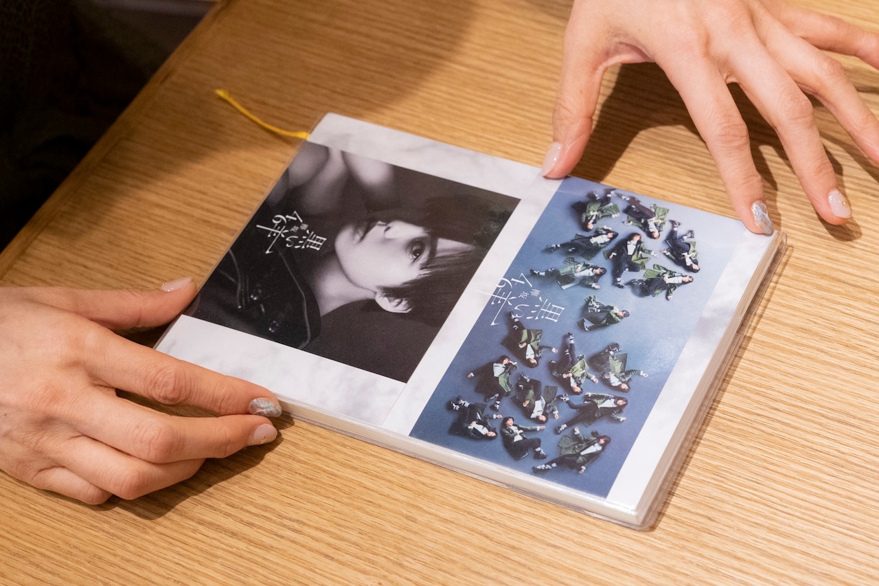 ネタ帳は自作で欅坂46仕様に。