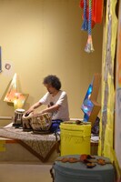 U-zhaanのタブラ修業「Chilla: 40 Days Drumming」初日の様子。