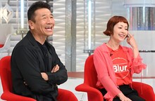 上田晋也（くりぃむしちゅー）と木村カエラ。(c)日本テレビ