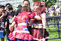 夏目みさき（chuLa）の攻撃を受ける伊藤麻希。