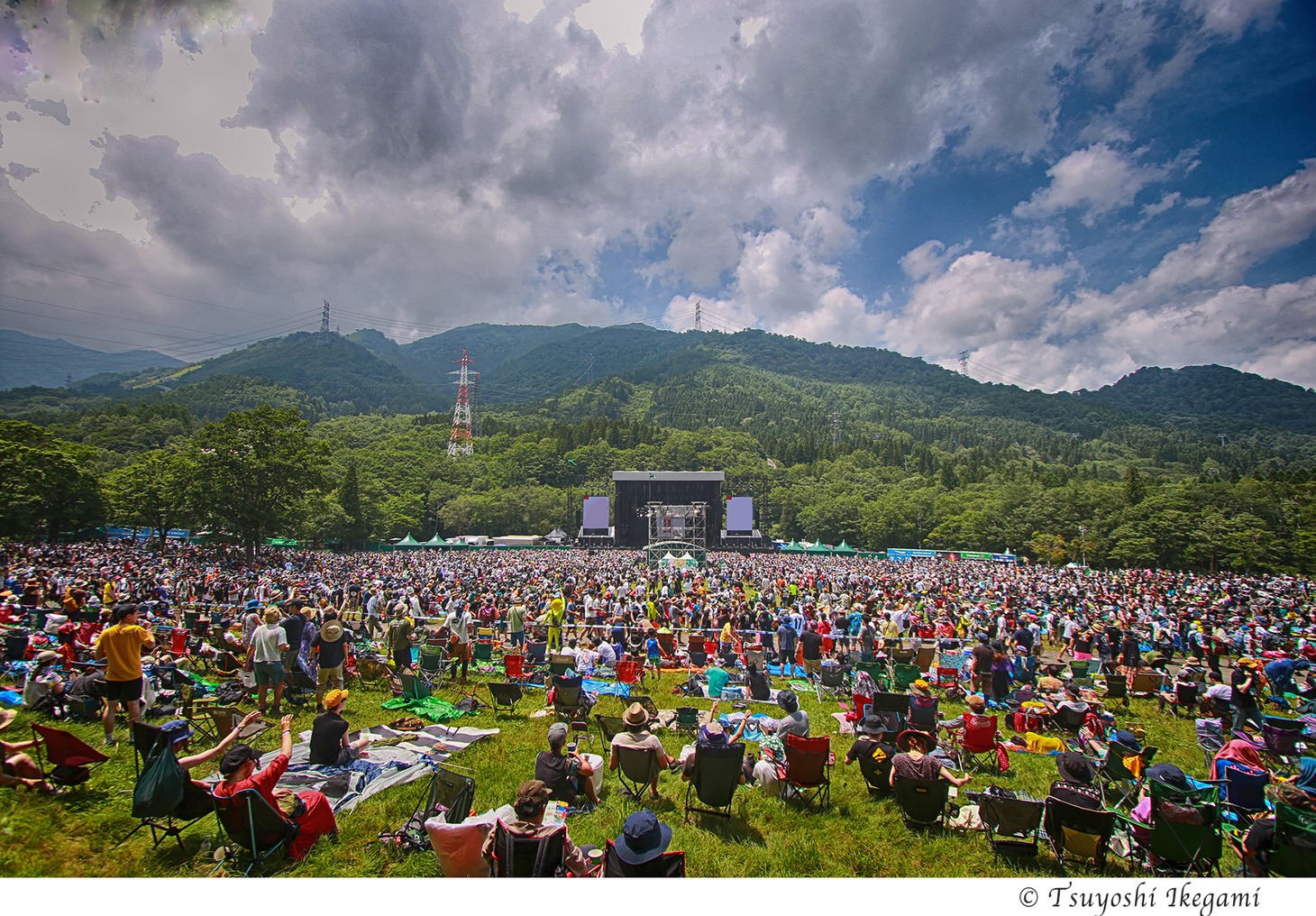 GREEN STAGEの様子。（Photo by Tsuyoshi Ikegami）