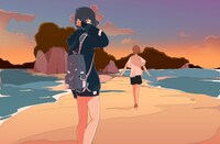 三月のパンタシア「8時33分、夏がまた輝く」より。