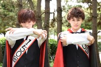 吸血鬼に扮したリョウガとタクヤ。