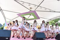 NGT48が出演した「TOKYO IDOL FESTIVAL 2019」2日目SMILE GARDENの様子。