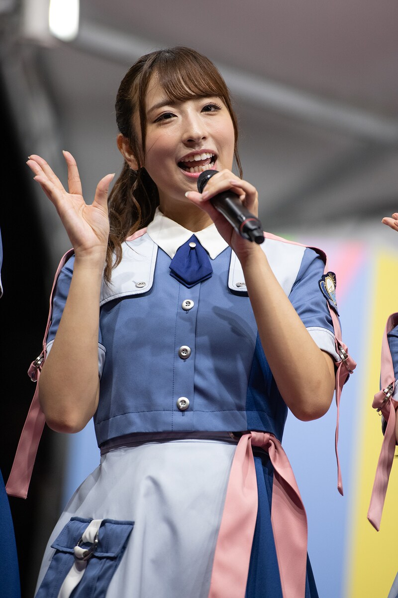 「TOKYO IDOL FESTIVAL 2019」出演時の井口眞緒（日向坂46）。