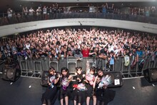 「鶯籠 東名阪ツアー2019,夏『若者のすべて』FINAL公演 in 東京キネマ倶楽部」の様子。（撮影：釘野孝宏）