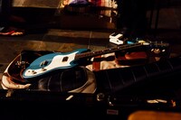 この日の公演で河西洋介が使用したギター。（Photo by Satsuki Kato）