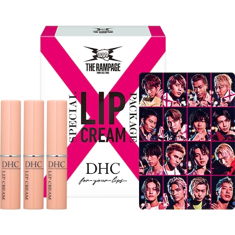 「DHC 薬用 リップクリーム 3本セット［THE RAMPAGE from EXILE TRIBE］」内容見本