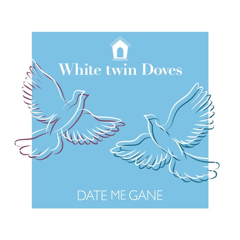 DATE ME GANE「White twin Doves」配信ジャケット