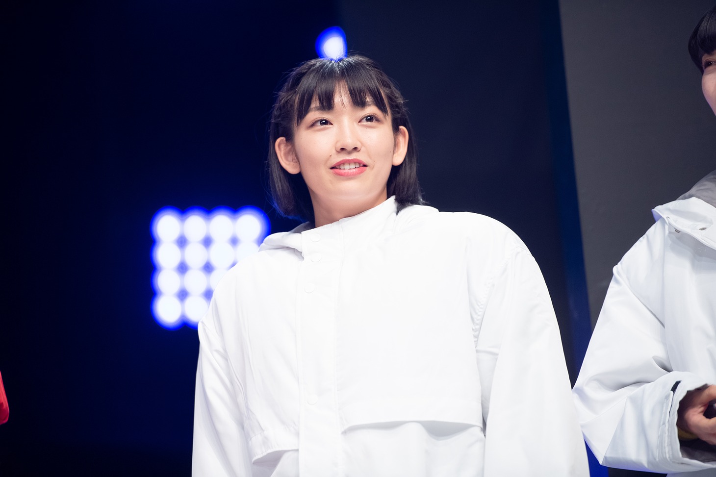 異様ないかり肩で入場した桜エビ～ず・水春。