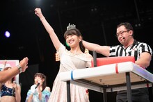 プリンセススタイルで平然と勝利する放課後プリンセスの関根ささら。