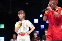 「ギュウ農フェス」サイドの現役チャンピオンとして敵地に乗り込んだ絶対直球！プレイボールズの大熊こころ。