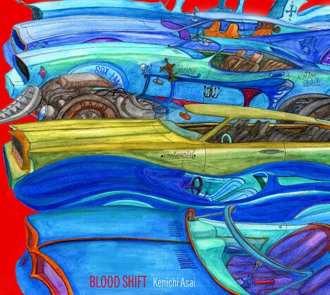 浅井健一「BLOOD SHIFT」初回限定盤ジャケット