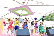 東京女子流とときめき▽宣伝部によるコラボグループ東京▽宣伝部。