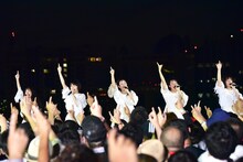 amiinAとsora tob sakanaによるコラボステージの様子。