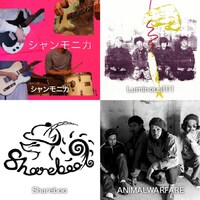 「りんご音楽祭2019」出演アーティスト第6弾。左上から時計回りにシャンモニカ、Luminous101、ANIMALWARFARE、Shareboo。