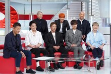 左から上田晋也（くりぃむしちゅー）、GENERATIONS from EXILE TRIBE。 (c)日本テレビ