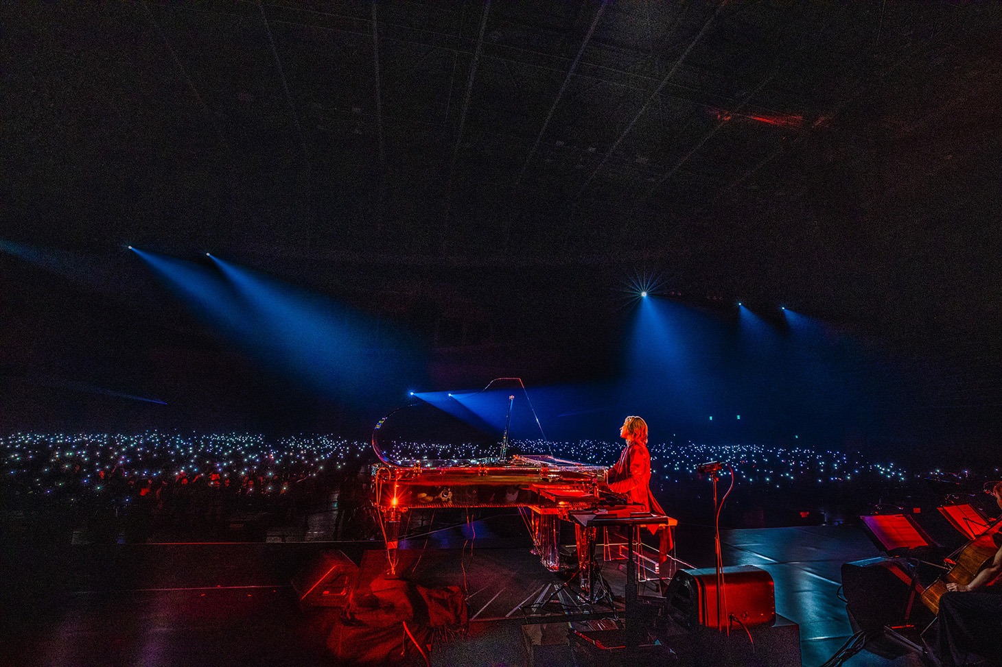 YOSHIKI（X JAPAN）「EVENING/BREAKFAST WITH YOSHIKI 2019 IN TOKYO」の様子。