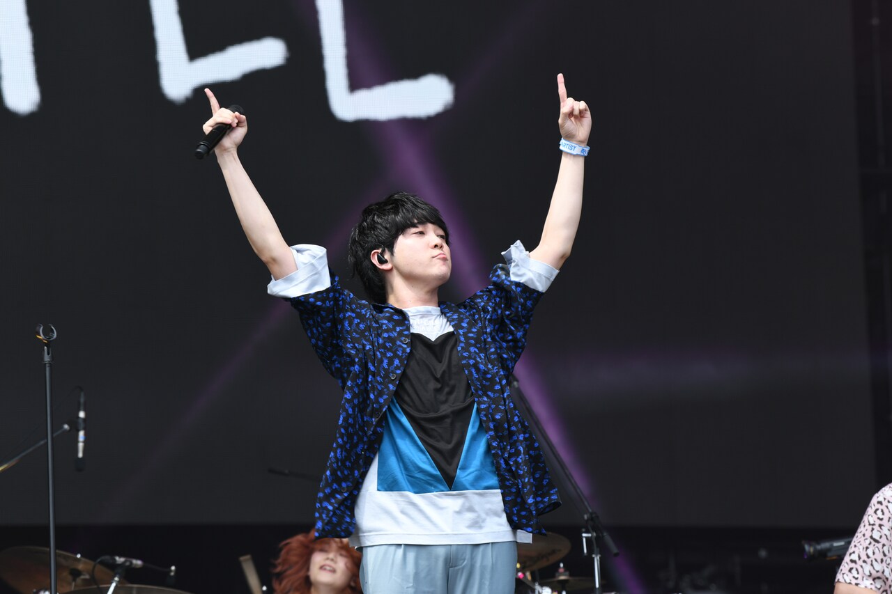 Talking Rock　Mrs. GREEN APPLE　大森元貴　Aimer 大森元貴（Vo）（写真提供：ROCK IN JAPAN FESTIVAL 2019