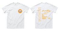 「m-flo presents portal20 vol.1」で販売されるオリジナルTシャツ。