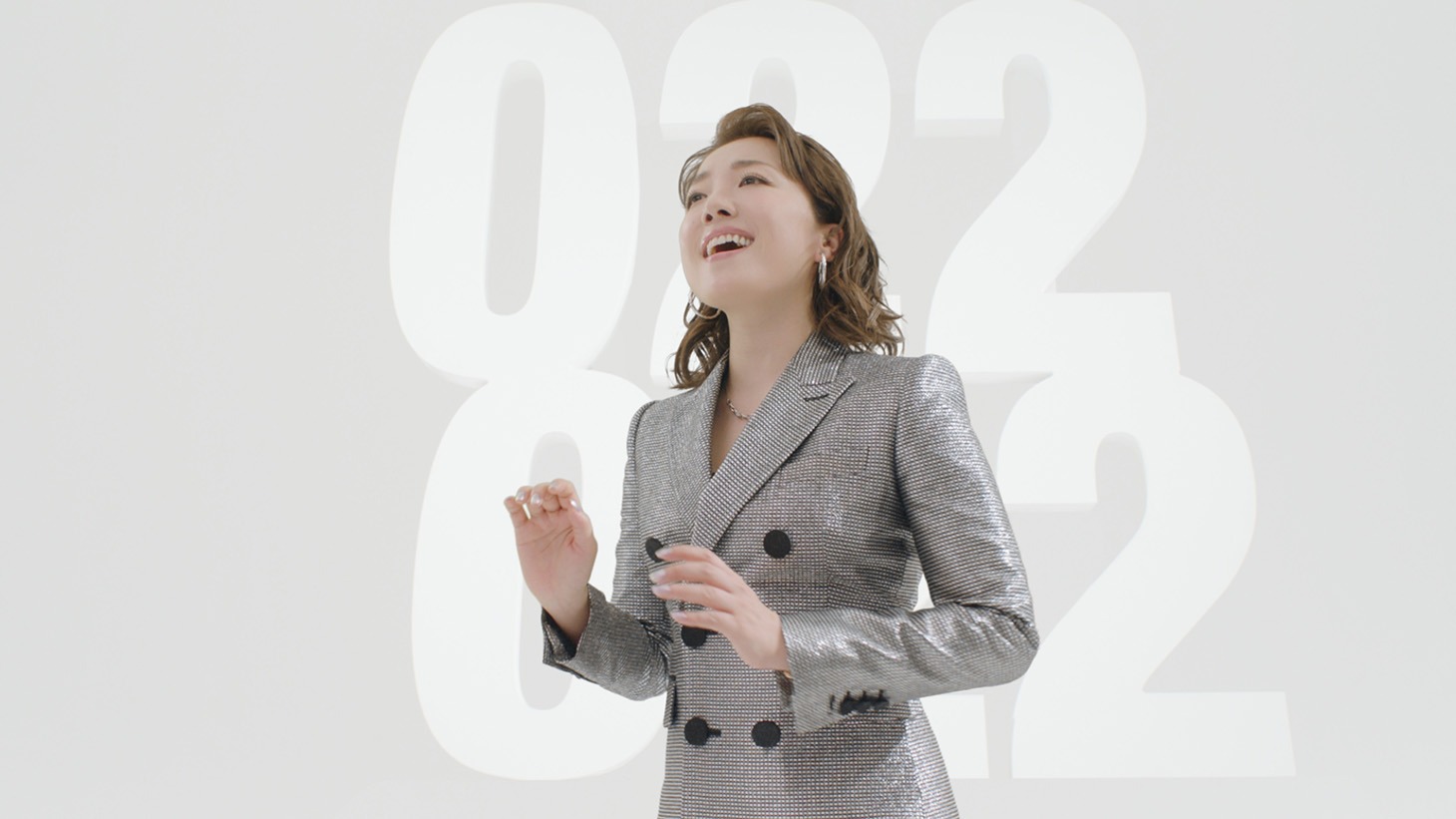 スタッフサービスCM「オー人事のうた篇」のワンシーン。