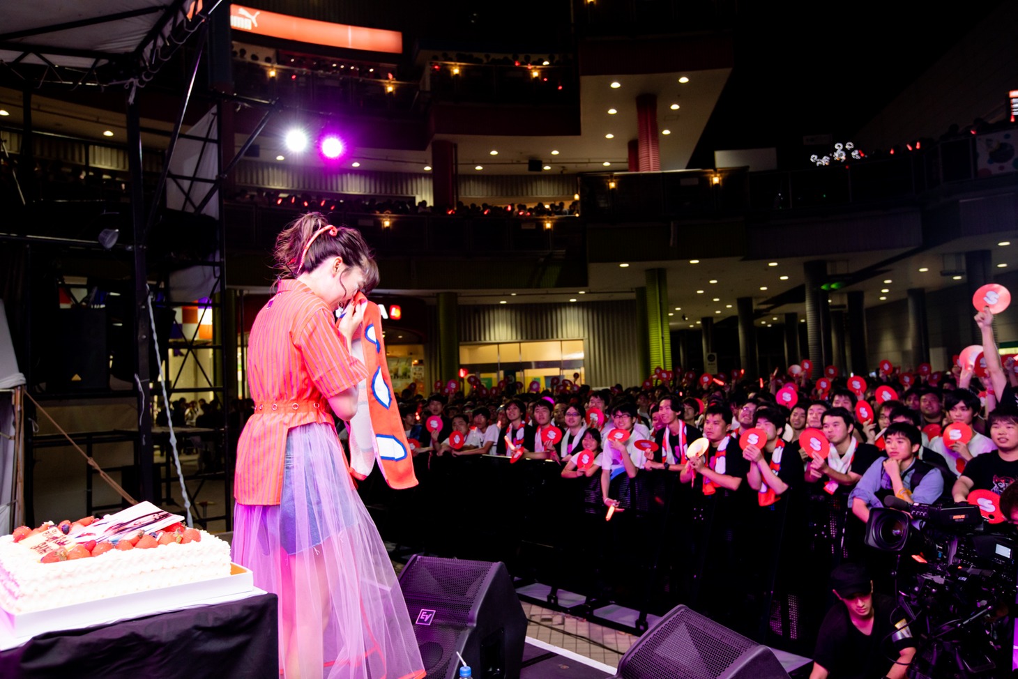 斉藤朱夏「斉藤朱夏 Birthday Free Live『8401』」の様子。（撮影：Viola Kam［V'z Twinkle］）