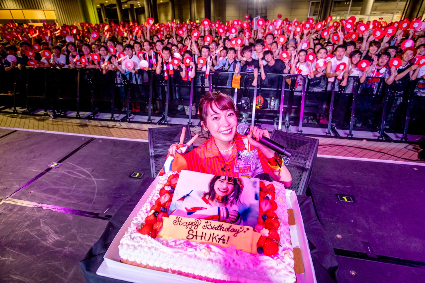 斉藤朱夏「斉藤朱夏 Birthday Free Live『8401』」の様子。（撮影：Viola Kam［V'z Twinkle］）
