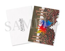 Mrs. GREEN APPLE「Attitude」早期予約特典のクリアファイル。