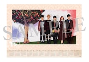 Mrs. GREEN APPLE「Attitude」HMV特典のカレンダーポスター。