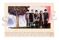 Mrs. GREEN APPLE「Attitude」HMV特典のカレンダーポスター。