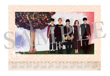Mrs. GREEN APPLE「Attitude」HMV特典のカレンダーポスター。