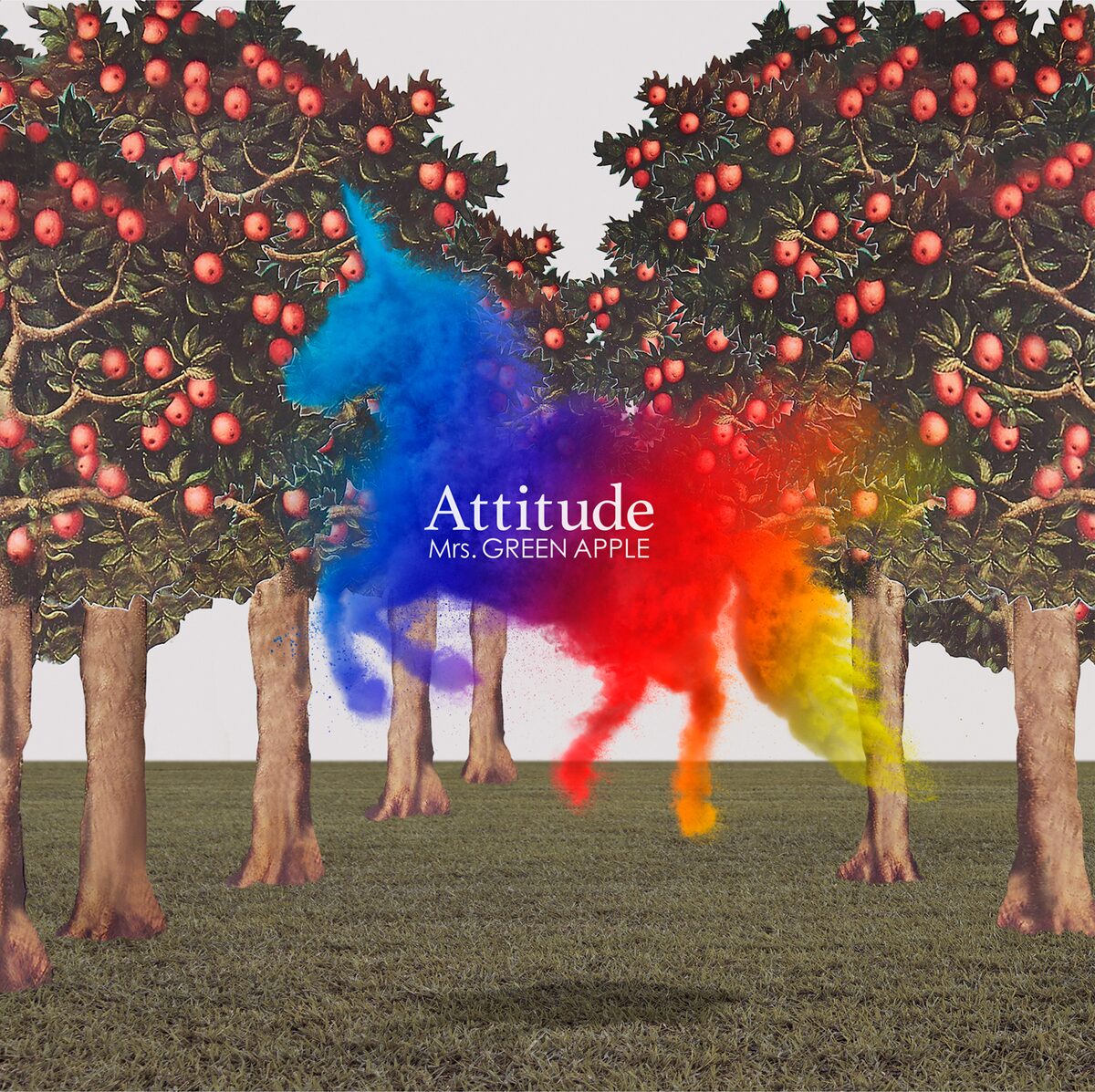 Mrs. GREEN APPLE「Attitude」通常盤ジャケット - Mrs. GREEN APPLEと