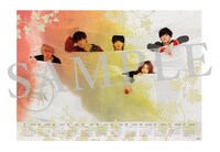 Mrs. GREEN APPLE「Attitude」TSUTAYA特典のカレンダーポスター。