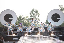 私立恵比寿中学「エビ中 夏のファミリー遠足 略してファミえん令和元年in山中湖」の様子。