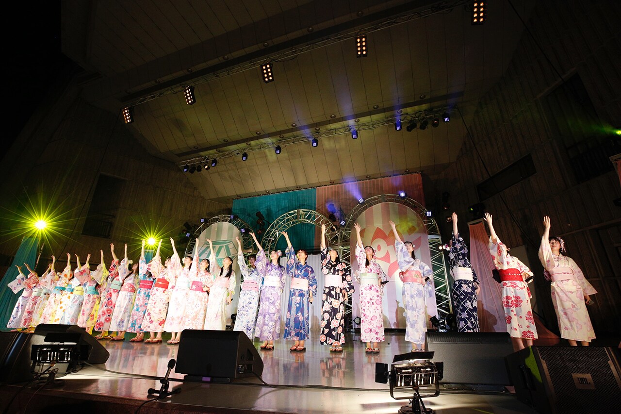 LOVEと≠MEが初の合同コンサート開催！夏の日比谷野音にそろい立った