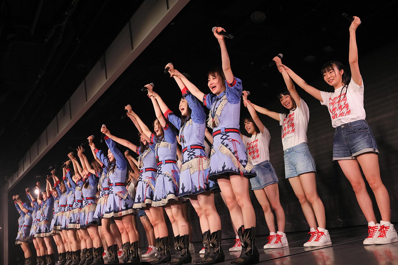 NGT48が劇場公演を再開、センター清司麗菜「またみんなで一緒に前に