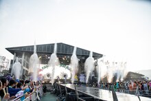 私立恵比寿中学「エビ中 夏のファミリー遠足 略してファミえん 令和元年 in 山中湖」の様子。