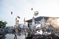 私立恵比寿中学「エビ中 夏のファミリー遠足 略してファミえん 令和元年 in 山中湖」の様子。