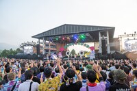 2019年「エビ中 夏のファミリー遠足 略してファミえん 令和元年 in 山中湖」の様子。