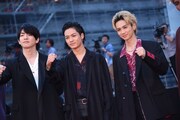 左から前田公輝、川村壱馬、吉野北人。