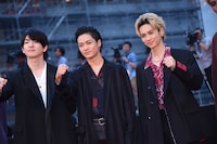 左から前田公輝、川村壱馬、吉野北人。