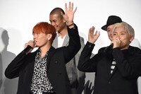 「雨宮兄弟は神」と説明する中務裕太（前列左 / GENERATIONS from EXILE TRIBE）と小森隼（前列右 / GENERATIONS from EXILE TRIBE）。