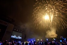 「DISH// SUMMER AMUSEMENT' 19 [Junkfood Attraction]」の様子。