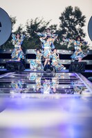 「エビ中 夏のファミリー遠足 略してファミえん令和元年 in 山中湖」の様子。