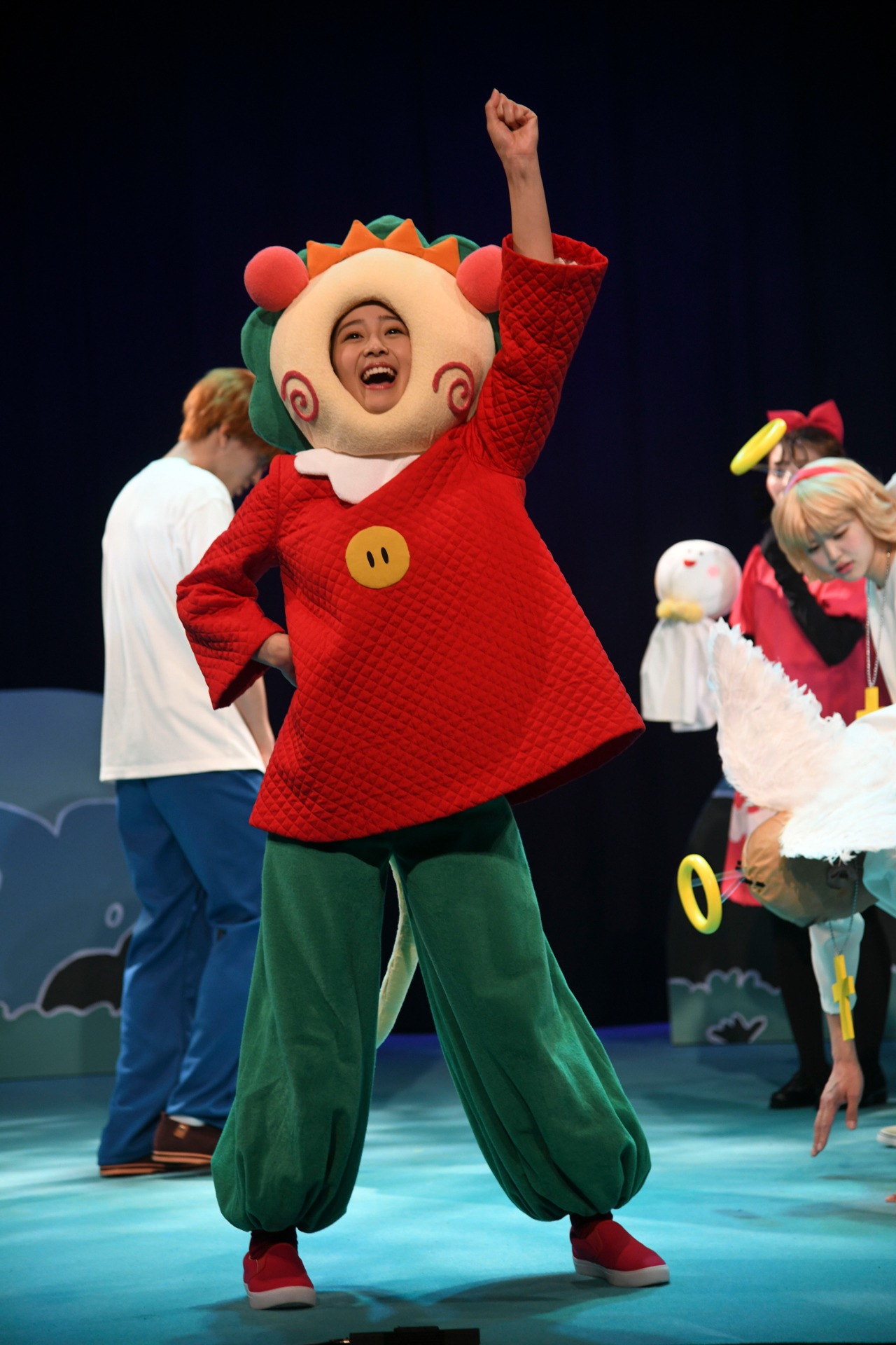 舞台「コジコジ」の公開ゲネプロより。 (c)さくらももこ (c)舞台コジコジ製作委員会