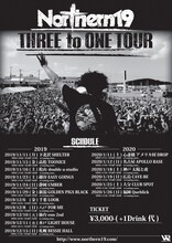 Northern19「THREE to ONE TOUR」フライヤー