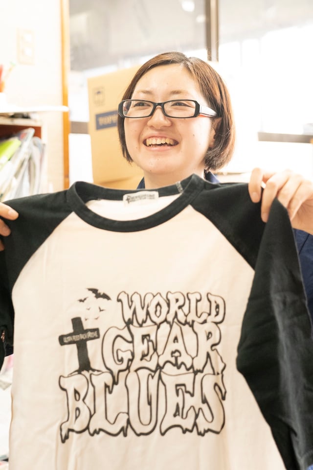 一番気に入って着用していたTシャツ。