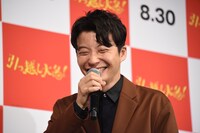 来場者からの「面白かった！」という映画の感想にご満悦な星野源。