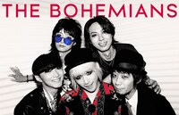 THE BOHEMIANS。前列中央が平田ぱんだ（Vo）。