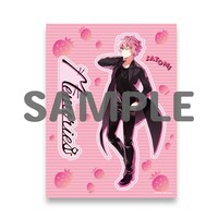 さとみ「Memories」特典ステッカーのデザイン。